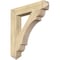 Ekena Millwork Olympic Arts & Crafts Rough Sawn Bracket, Douglas Fir, 6"W x 36"D x 40"H BKT06X36X40OLY03RDF - alternate 1